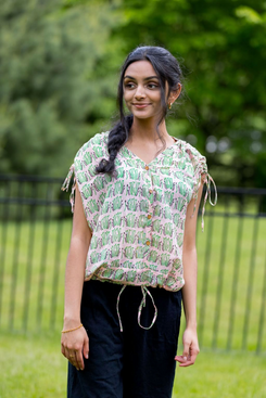 Lilly drawstring blouse